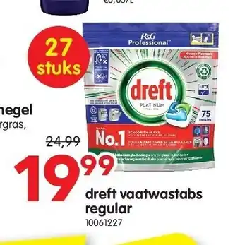 dreft vaatwastabs regular