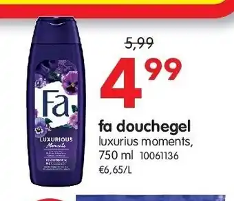 Yess fa douchegel aanbieding