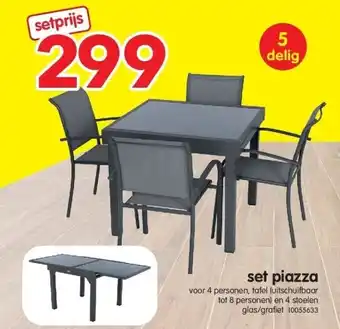 Yess set piazza aanbieding