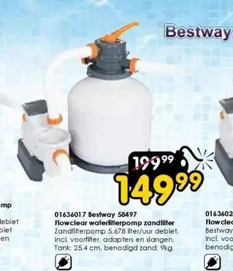 01636017 Bestway 58497 Flowclear waterfilterpomp zandfilter