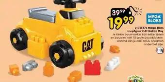 ToyChamp 01755176 Mega Bloks Loopfiguur CAT Build n Play aanbieding