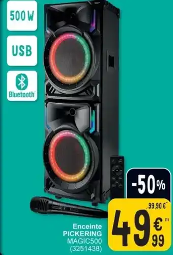 Cora Enceinte PICKERING MAGIC500 aanbieding