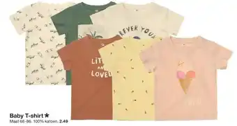 Zeeman Baby T-shirt aanbieding