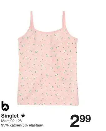 Zeeman Singlet aanbieding