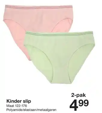 Zeeman Kinder slip aanbieding