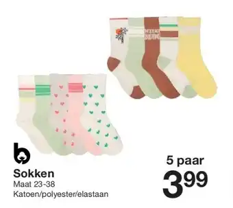 Zeeman Sokken aanbieding