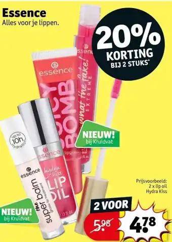 Kruidvat Essence aanbieding