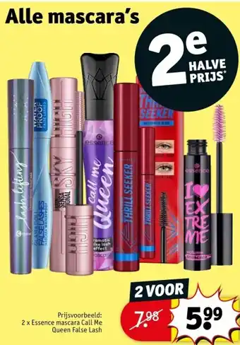 Kruidvat Alle mascara’s aanbieding
