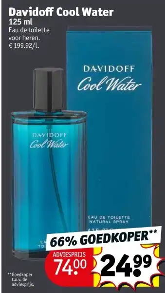 Kruidvat Davidoff Cool Water aanbieding