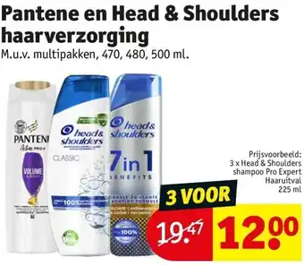 Kruidvat Pantene en Head & Shoulders haarverzorging aanbieding
