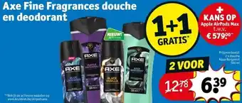 Kruidvat Axe Fine Fragrances douche en deodorant aanbieding