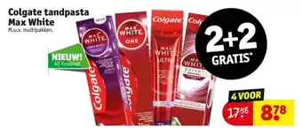 Kruidvat Colgate tandpasta Max White aanbieding