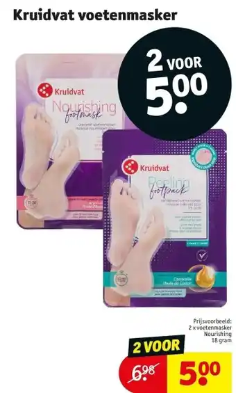 Kruidvat Kruidvat voetenmasker aanbieding