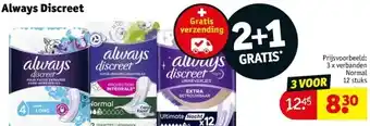 Kruidvat Always Discreet aanbieding