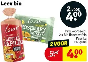 Kruidvat Leev bio aanbieding