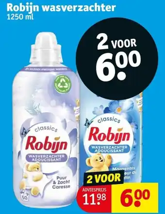 Kruidvat Robijn wasverzachter aanbieding
