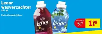 Kruidvat Lenor wasverzachter aanbieding