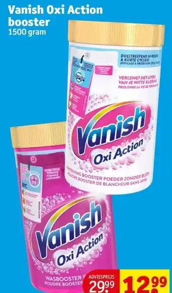 Kruidvat Vanish Oxi Action booster aanbieding