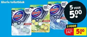Kruidvat Glorix toiletblok aanbieding