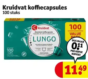 Kruidvat Kruidvat koffiecapsules aanbieding