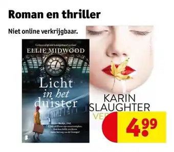Kruidvat Roman en thriller aanbieding