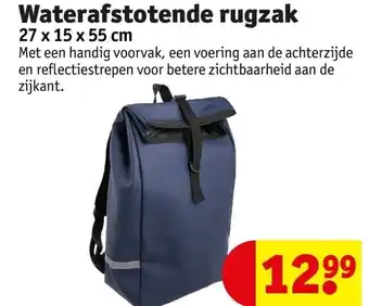 Kruidvat Waterafstotende rugzak aanbieding