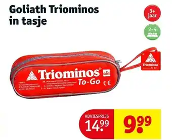 Kruidvat Goliath Triominos in tasje aanbieding