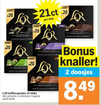 L'OR koffiecapsules 20 stuks
