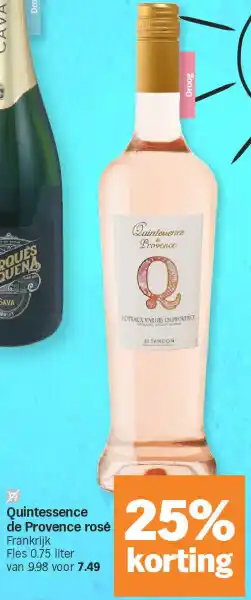 Albert Heijn Quintessence de Provence rosé aanbieding
