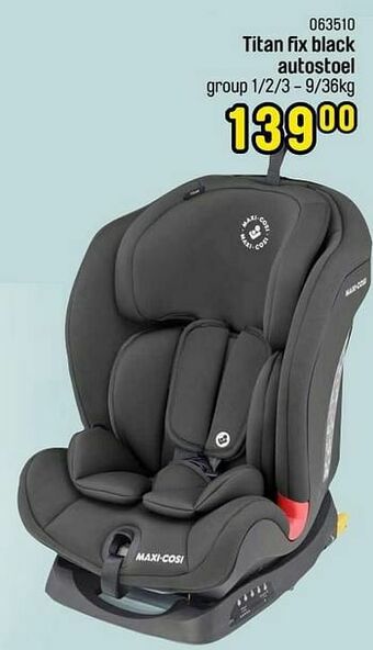 Happyland Titan fix black autostoel aanbieding