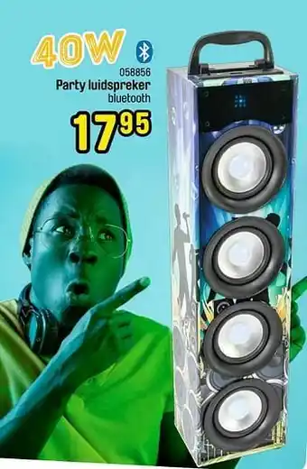 Happyland Party luidspreker aanbieding
