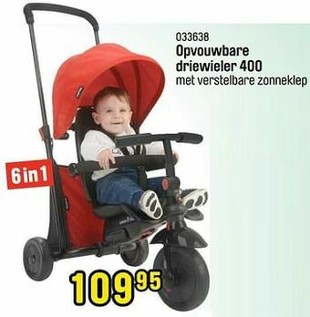 Happyland Opvouwbare driewieler 400 aanbieding