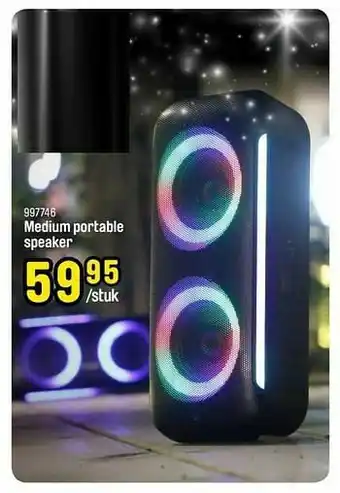 Happyland Artsound lightbeats medium portable speaker aanbieding