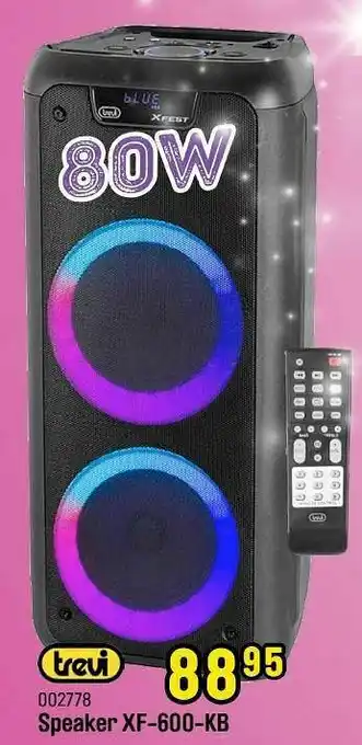 Happyland Trevi speaker xf-600-k aanbieding