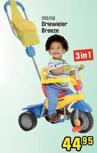 Happyland Driewieler breeze aanbieding