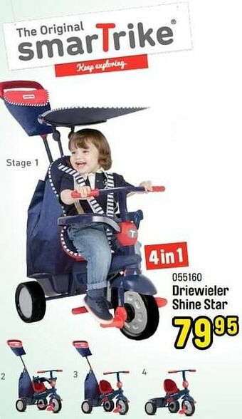 Happyland Driewieler shine star aanbieding