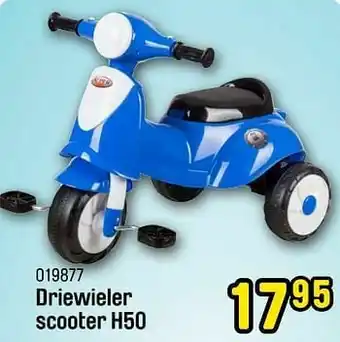 Driewieler scooter h50