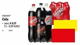 Lidl Cola zero aanbieding