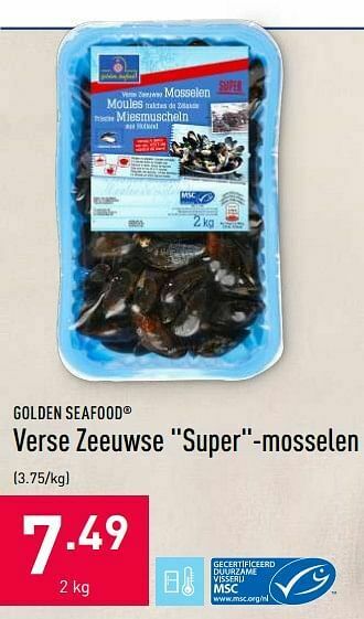 ALDI Verse zeeuwse jumbo - mosselen aanbieding