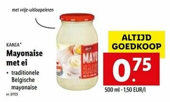 Lidl Mayonaise met ei aanbieding