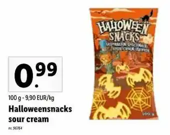 Halloweensnacks sour cream