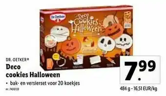 Lidl Deco cookies halloween aanbieding