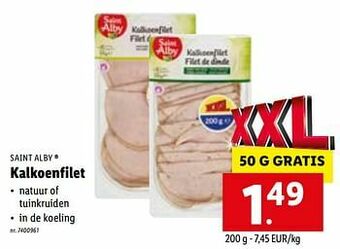 Lidl Kalkoenfilet aanbieding