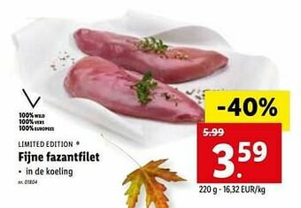Fijne fazantfilet