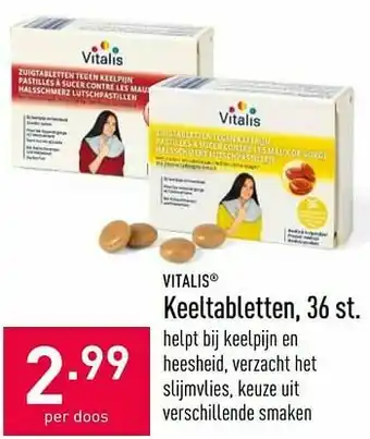 ALDI Keeltabletten aanbieding