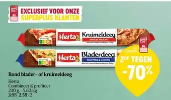 Rond blader- of kruimeldeeg