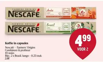 Delhaize Koffie in capsules aanbieding
