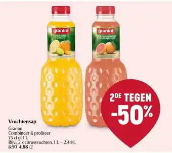 Delhaize Vruchtensap aanbieding