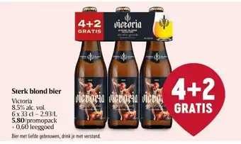 Delhaize Sterk blond bier aanbieding