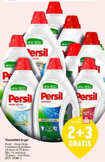 Delhaize Wasmiddel in gel aanbieding